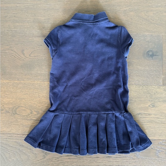 Ralph Lauren girls navy dress sz 3T VGUC only worn 2x ret $98 - Picture 2 of 3